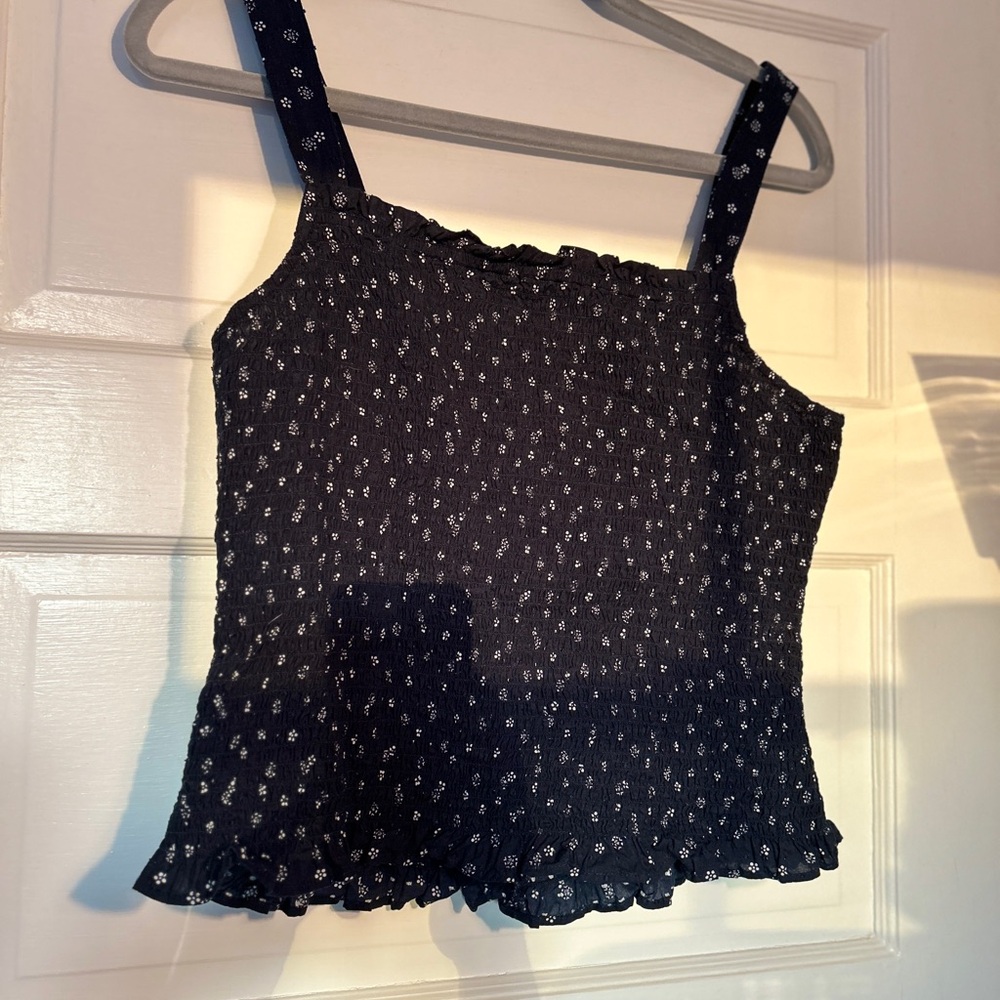 Madewell - Navy Floral Women's Top